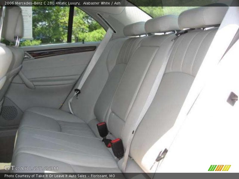 Alabaster White / Ash 2006 Mercedes-Benz C 280 4Matic Luxury