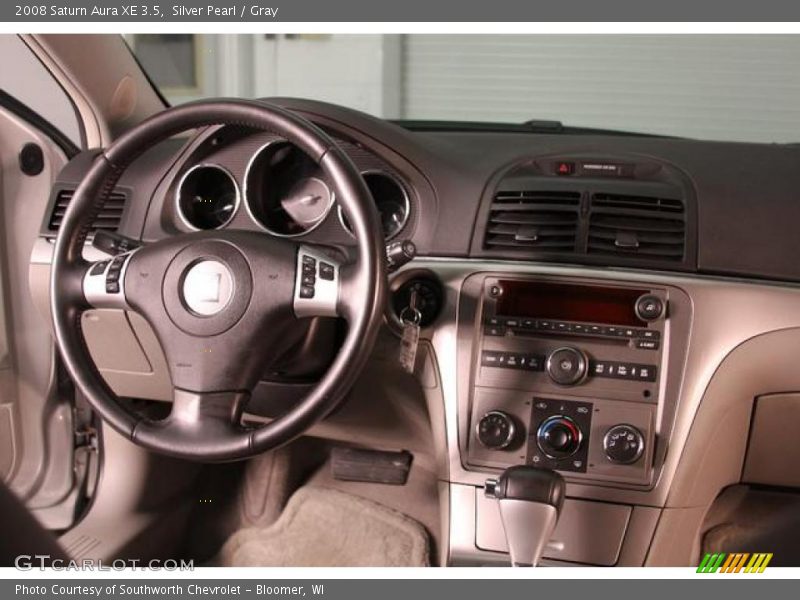 Silver Pearl / Gray 2008 Saturn Aura XE 3.5