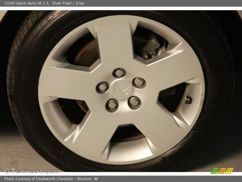 Silver Pearl / Gray 2008 Saturn Aura XE 3.5