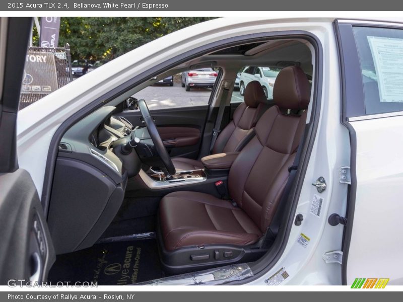 Bellanova White Pearl / Espresso 2015 Acura TLX 2.4