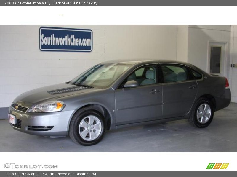 Dark Silver Metallic / Gray 2008 Chevrolet Impala LT