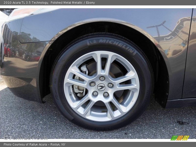 Polished Metal Metallic / Ebony 2010 Acura TL 3.5 Technology