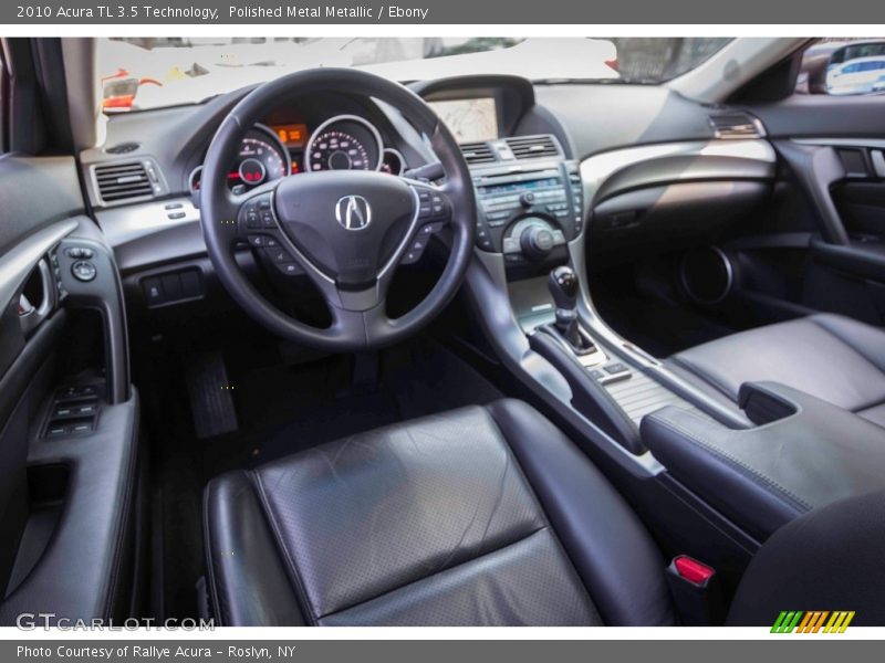 Polished Metal Metallic / Ebony 2010 Acura TL 3.5 Technology