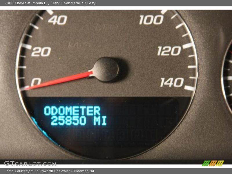 Dark Silver Metallic / Gray 2008 Chevrolet Impala LT