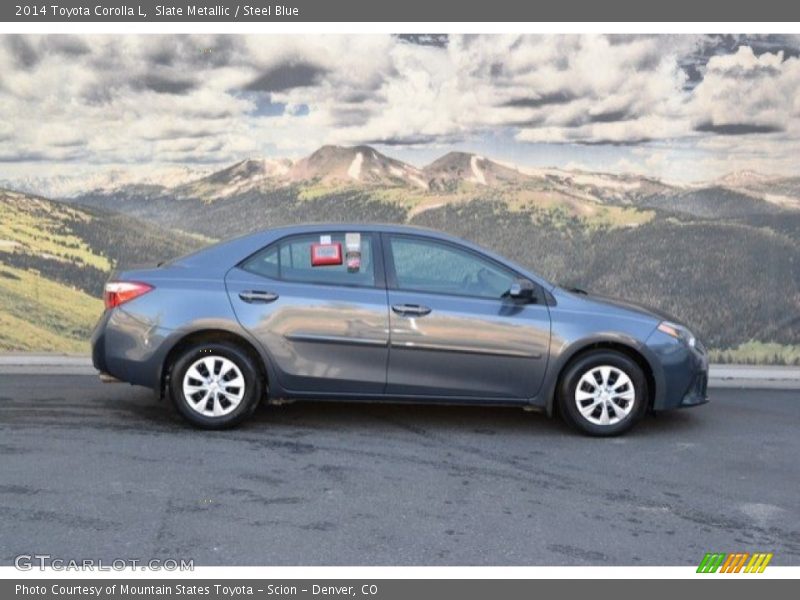 Slate Metallic / Steel Blue 2014 Toyota Corolla L