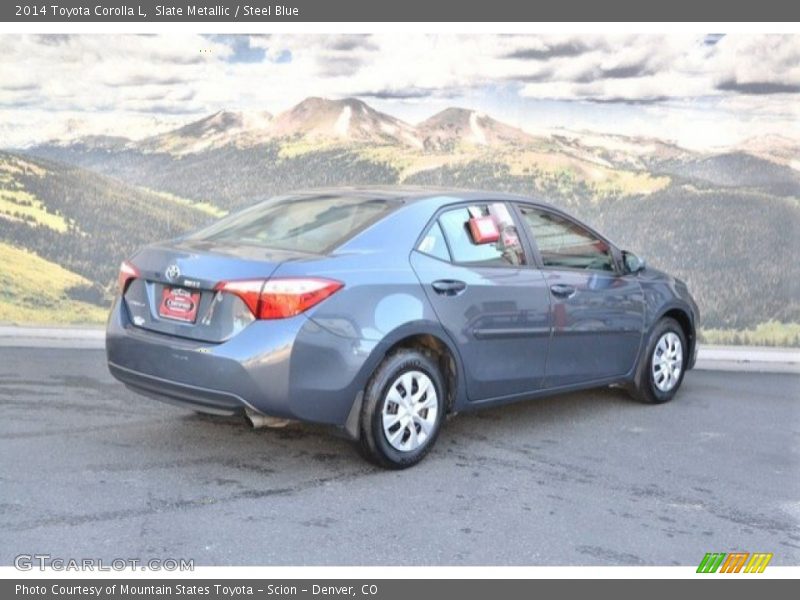 Slate Metallic / Steel Blue 2014 Toyota Corolla L