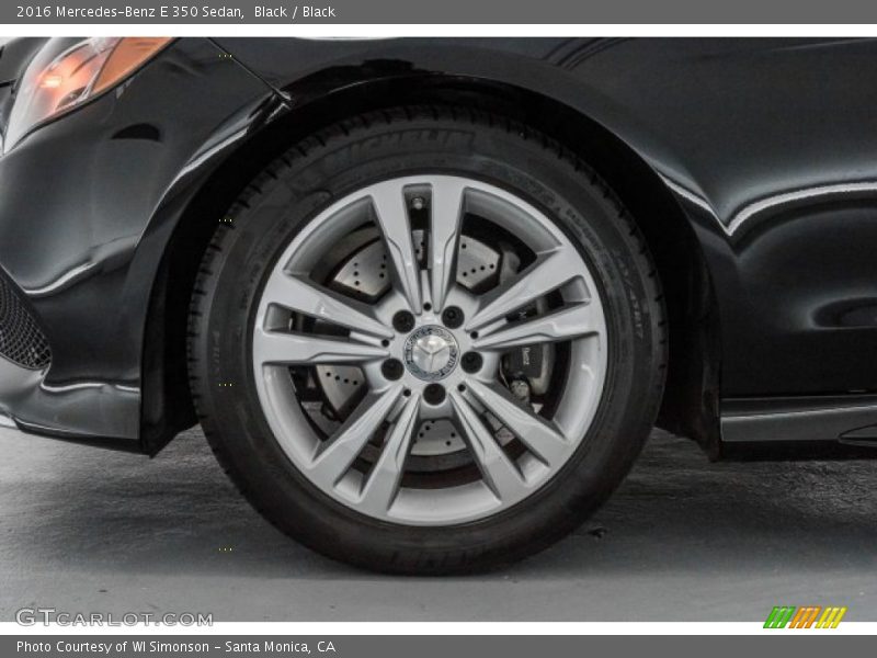 Black / Black 2016 Mercedes-Benz E 350 Sedan