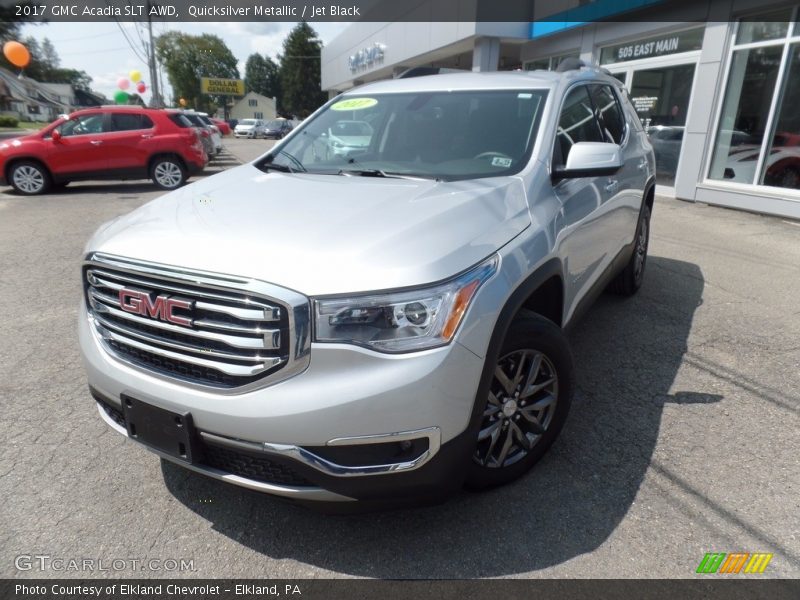 Quicksilver Metallic / Jet Black 2017 GMC Acadia SLT AWD