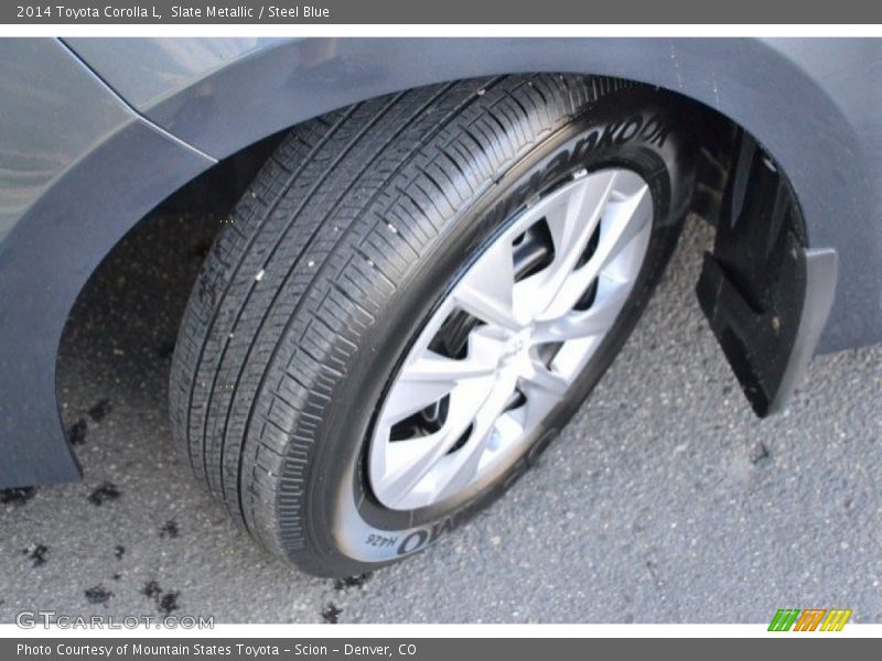 Slate Metallic / Steel Blue 2014 Toyota Corolla L