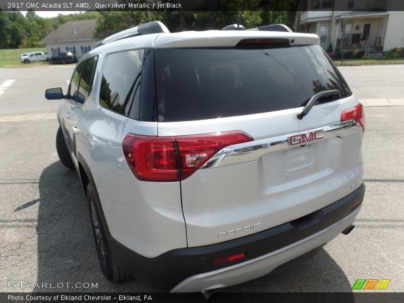 Quicksilver Metallic / Jet Black 2017 GMC Acadia SLT AWD