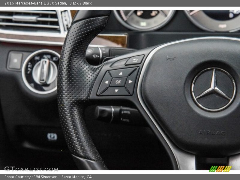Black / Black 2016 Mercedes-Benz E 350 Sedan
