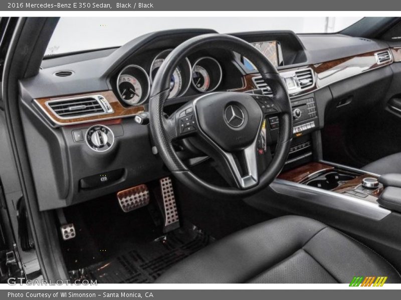 Black / Black 2016 Mercedes-Benz E 350 Sedan