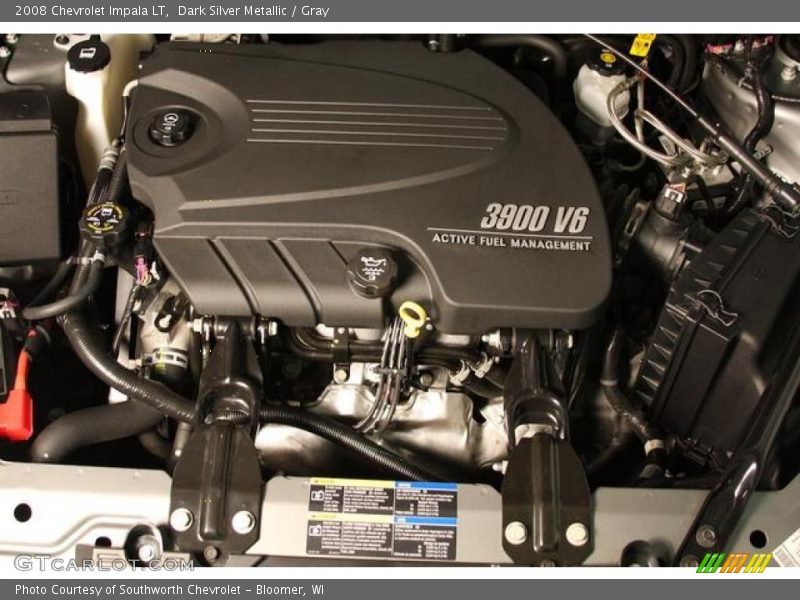 Dark Silver Metallic / Gray 2008 Chevrolet Impala LT