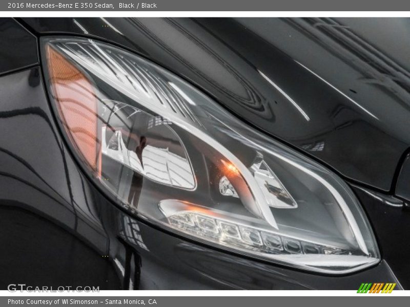 Black / Black 2016 Mercedes-Benz E 350 Sedan