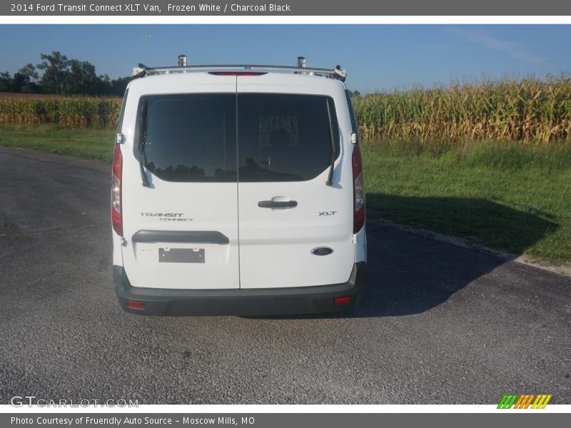Frozen White / Charcoal Black 2014 Ford Transit Connect XLT Van