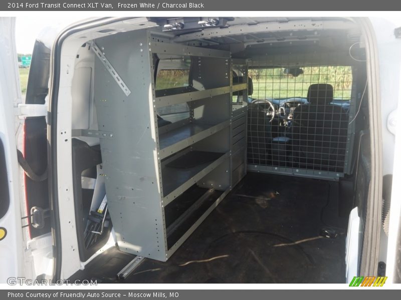 Frozen White / Charcoal Black 2014 Ford Transit Connect XLT Van