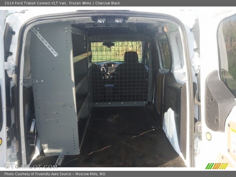 Frozen White / Charcoal Black 2014 Ford Transit Connect XLT Van