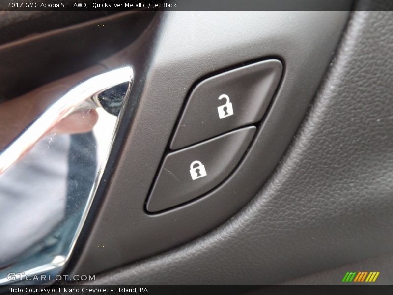 Quicksilver Metallic / Jet Black 2017 GMC Acadia SLT AWD