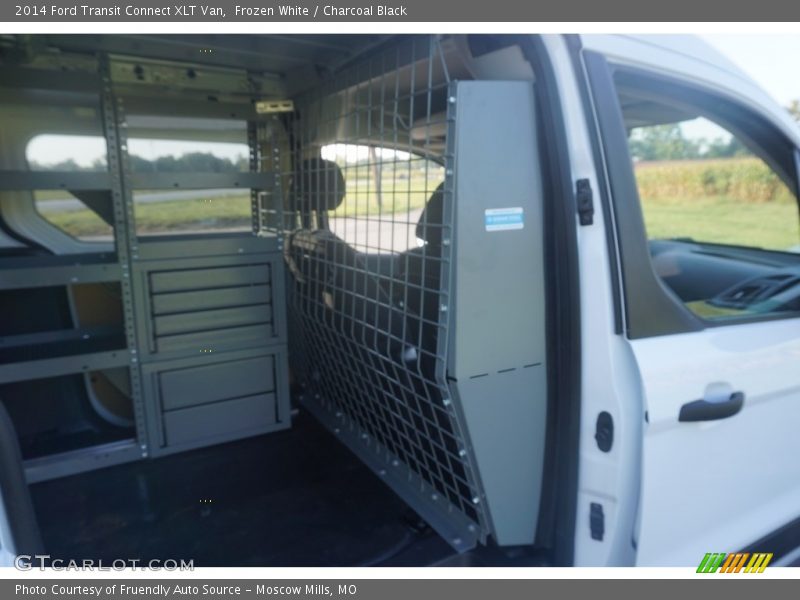 Frozen White / Charcoal Black 2014 Ford Transit Connect XLT Van