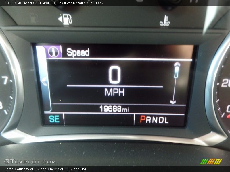Quicksilver Metallic / Jet Black 2017 GMC Acadia SLT AWD