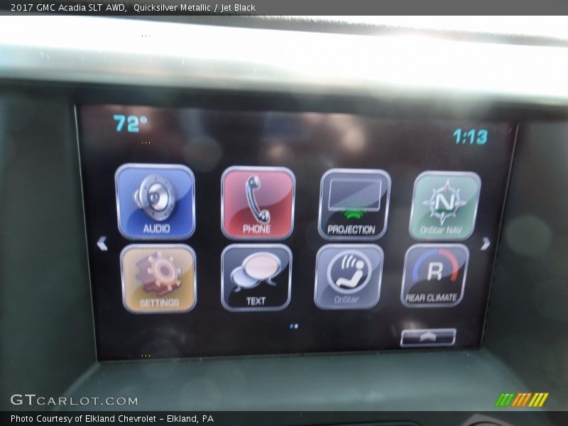 Quicksilver Metallic / Jet Black 2017 GMC Acadia SLT AWD