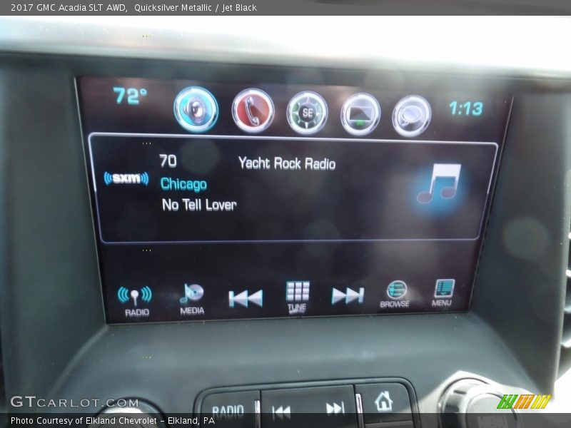 Quicksilver Metallic / Jet Black 2017 GMC Acadia SLT AWD