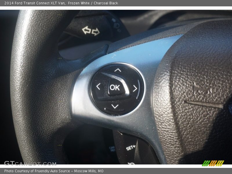 Frozen White / Charcoal Black 2014 Ford Transit Connect XLT Van