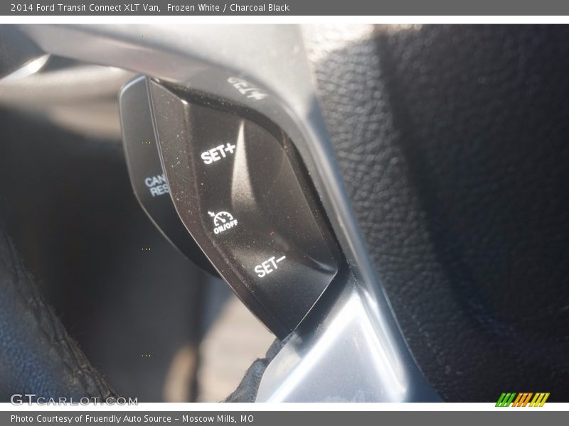 Frozen White / Charcoal Black 2014 Ford Transit Connect XLT Van