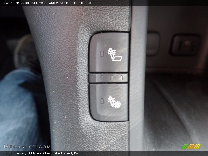Quicksilver Metallic / Jet Black 2017 GMC Acadia SLT AWD