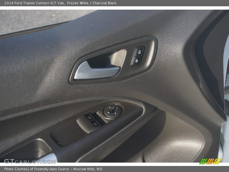 Frozen White / Charcoal Black 2014 Ford Transit Connect XLT Van