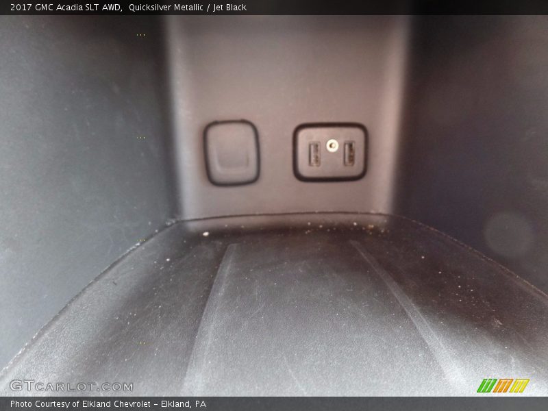 Quicksilver Metallic / Jet Black 2017 GMC Acadia SLT AWD