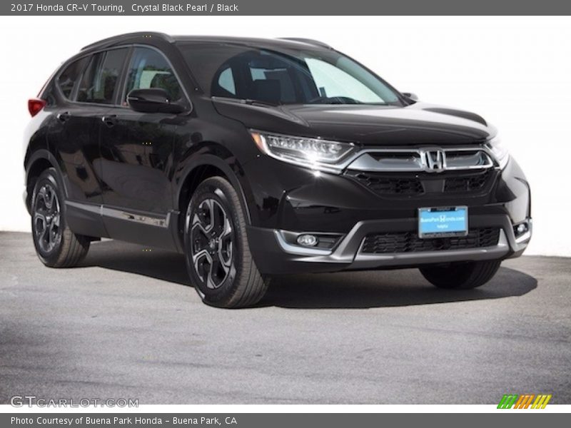Crystal Black Pearl / Black 2017 Honda CR-V Touring