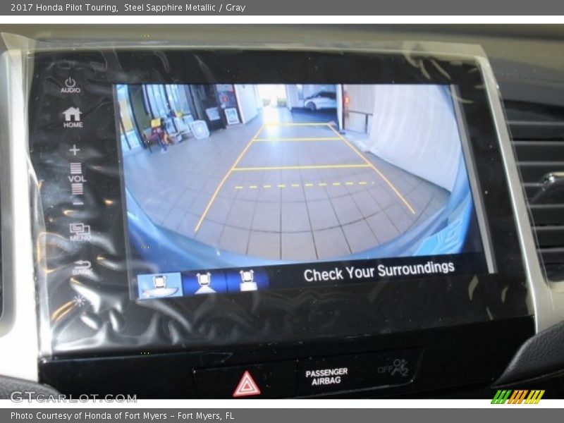 Steel Sapphire Metallic / Gray 2017 Honda Pilot Touring