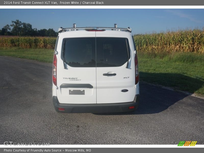 Frozen White / Charcoal Black 2014 Ford Transit Connect XLT Van