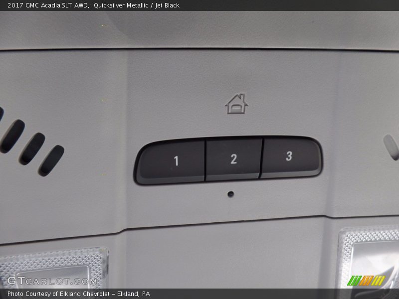 Quicksilver Metallic / Jet Black 2017 GMC Acadia SLT AWD