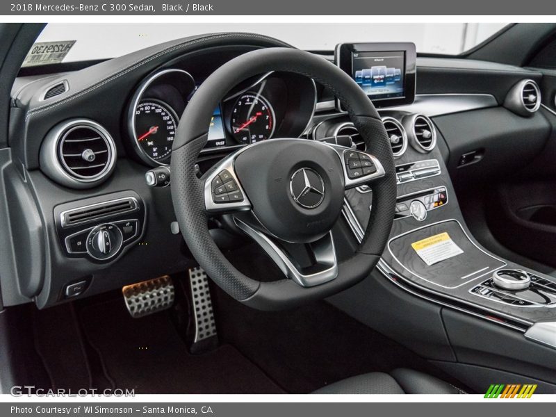 Black / Black 2018 Mercedes-Benz C 300 Sedan