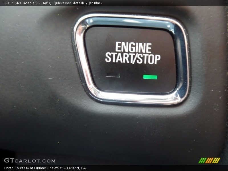 Quicksilver Metallic / Jet Black 2017 GMC Acadia SLT AWD