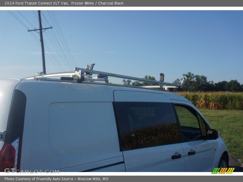 Frozen White / Charcoal Black 2014 Ford Transit Connect XLT Van