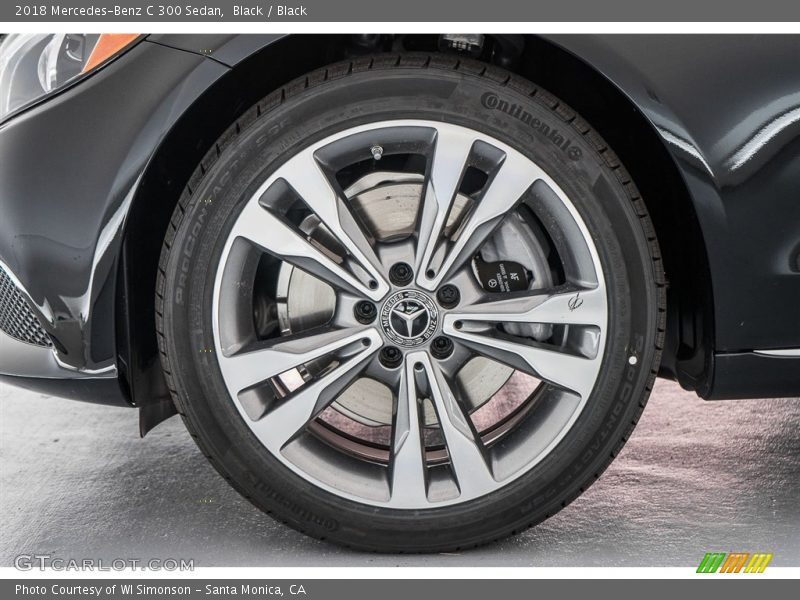 Black / Black 2018 Mercedes-Benz C 300 Sedan