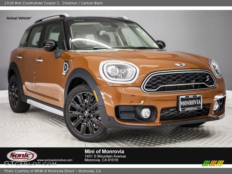 Chestnut / Carbon Black 2018 Mini Countryman Cooper S