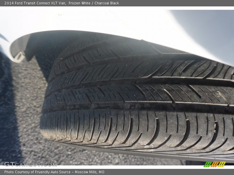 Frozen White / Charcoal Black 2014 Ford Transit Connect XLT Van
