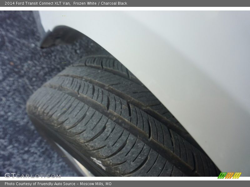 Frozen White / Charcoal Black 2014 Ford Transit Connect XLT Van