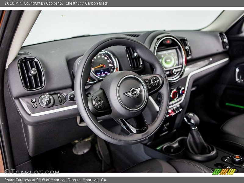 Dashboard of 2018 Countryman Cooper S