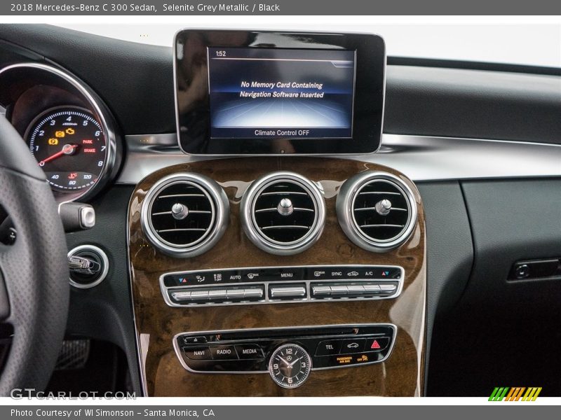 Controls of 2018 C 300 Sedan
