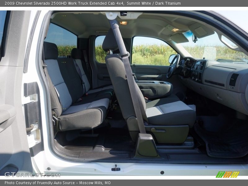 Summit White / Dark Titanium 2009 Chevrolet Silverado 2500HD Work Truck Extended Cab 4x4