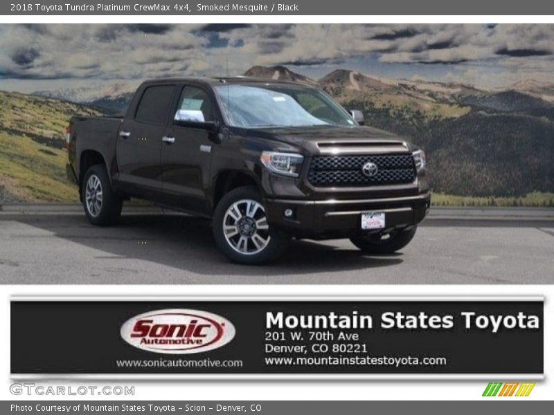 Smoked Mesquite / Black 2018 Toyota Tundra Platinum CrewMax 4x4