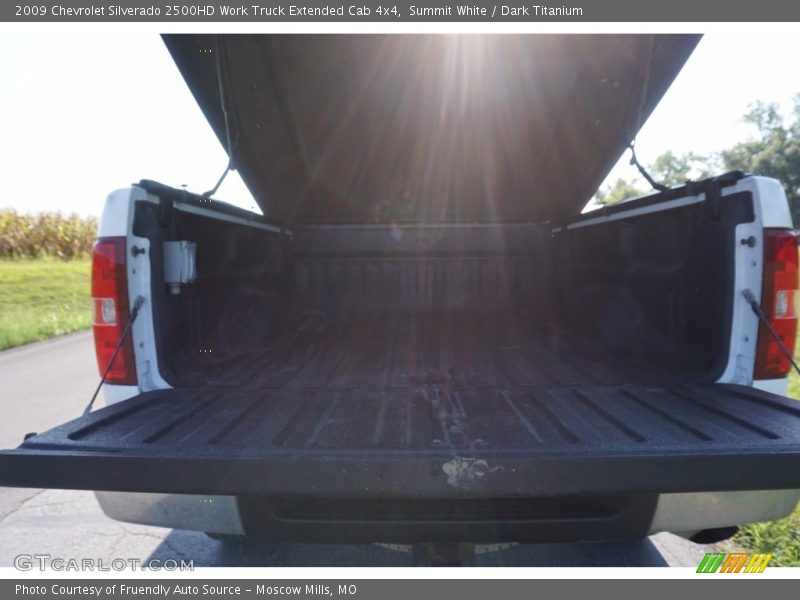 Summit White / Dark Titanium 2009 Chevrolet Silverado 2500HD Work Truck Extended Cab 4x4