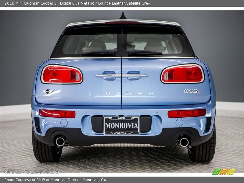 Digital Blue Metallic / Lounge Leather/Satellite Grey 2018 Mini Clubman Cooper S