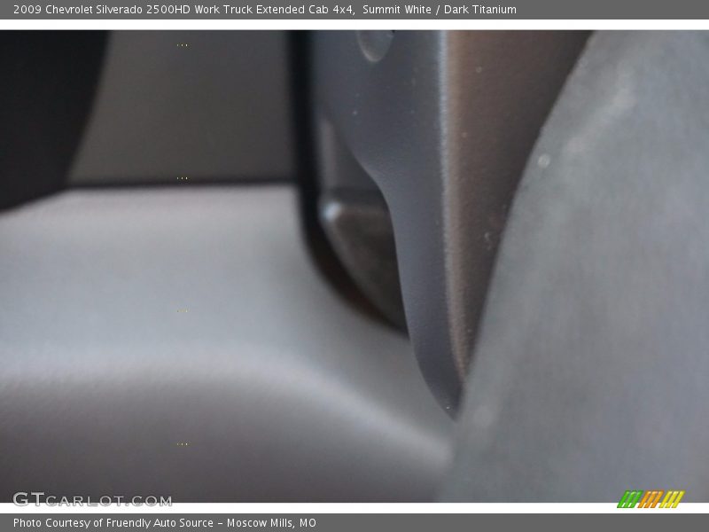 Summit White / Dark Titanium 2009 Chevrolet Silverado 2500HD Work Truck Extended Cab 4x4