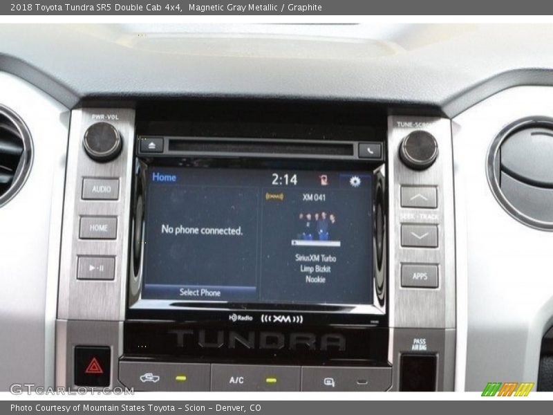 Magnetic Gray Metallic / Graphite 2018 Toyota Tundra SR5 Double Cab 4x4